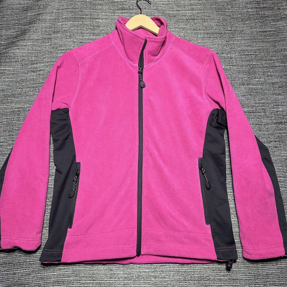 WFS Element Gear Sweater Womens M Pink Full Zip Pockets